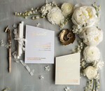 Zaproszenia ślubne Złote Glamour kartki ślubne ręcznie robione, glamour złote i srebrne5