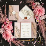 Zaproszenia ślubne Złote Glamour nowoczesne zaproszenia ślubne , złote litery na zaproszeniach ślubnych, zaproszenia slubne glamour 0