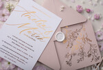 Zaproszenia ślubne Złote Glamour zaproszenia ślubne ręcznie robione glamour wesele w pałacu  4