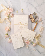 Zaproszenia ślubne Złote Glamour Ekskluzywne  Minimalistyczne zaproszenia ślubne, Proste zaproszenie ślubne Nowoczesne zaproszenie na ślub Kalkowa Koperta0