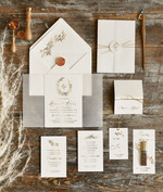 Zaproszenia ślubne Złote Glamour modne zaproszenia na ślub, elegancki styl glamour0