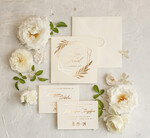 Zaproszenia ślubne Złote Glamour Złote  Minimalistyczne zaproszenia ślubne,  proste złocone zaproszenie ślubne Nowoczesne zaproszenie na ślub6