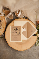 Zaproszenia ślubne Boho  zaproszenia na ślub ręcznie robione, idealne na boho wesele5