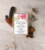 Zaproszenia ślubne Boho  nietypowe zaproszenia weselne, boho glam styl2