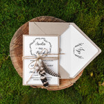 Zaproszenia ślubne Boho  nietypowe zaproszenia ślubne, pasujace do boho bukietu2