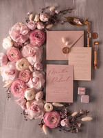 Zaproszenia ślubne Boho  Boho zaproszenia ślubne Trawa Pampasowa  zaproszenie na ślub Proste  Zaproszenia na Ślub z lakiem3