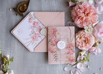 Zaproszenia ślubne Boho  Boho Zaproszenia Ślubne Różowe  Minimalistyczne Zaproszenia na Ślub Delikatne Zaproszenie Ślubne3