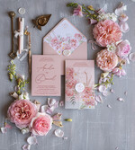 Zaproszenia ślubne Boho  Boho Zaproszenia Ślubne Różowe  Minimalistyczne Zaproszenia na Ślub Delikatne Zaproszenie Ślubne5