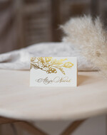 Winietki glamour delikatne winietki na stoły weselne, usadzenie gości na weselu winietki z nazwiskami gości, złote lub srebrne napisy1