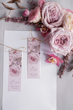 Winietki glamour ślubne wizytówki winietki na stół weselny, eleganckie złote3