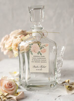 Zawieszki na butelki glamour zawieszki na wódkę weselną, złote z dowolnym tekstem0