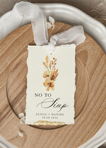 Zawieszki na butelki glamour darte brzegi na zawieszkach ślubnych, ślubne zawieszki z płatkami złota, zawieszka na ślubny alkohol śmieszne wierszyki na zawieszkach ślubnych0