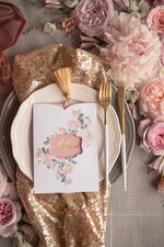 Menu glamour weselne menu karta dań weselnych, złote i eleganckie na klasyczne wesele1