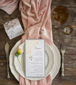Menu glamour menu weselne na stoły karta dań weselnych, glamour złote litery wasza treść4