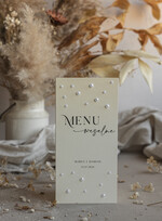 Menu glamour weselne menu karta dań weselnych, menu weselne wasza treść, menu weselne z perełkami, eleganckie menu weselne7
