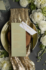 Menu glamour weselne menu karta potraw weselnych, złote i eleganckie na klasyczne wesele1