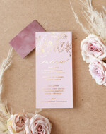 Menu glamour karta dań weselnych menu weselne plan podawania posiłków, złote lub srebrne napisy wasza treść1