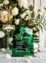 Menu glamour menu deserowe, eleganckie menu weselne, welurowe menu weselne, karty dań na stoły weselne, dekoracja stołów weselnych, dekoracja na stołach weselnych, karta deserów i ciast4