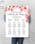 Plany stołów plan stołu plakat  tablica z planem stołów na wesele plan stołów weselnych0