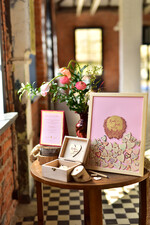 Księgi wpisów gości Rama oryginalna księga gości i album do instaxa w jednym, plasterki brzozy6