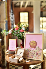 Księgi wpisów gości Rama oryginalna księga gości i album do instaxa w jednym, plasterki brzozy7