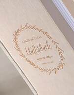 Księgi wpisów gości Drewniane  księgi pamiątkowe i albumy na wpisy gości weselnych, wasze imiona i data wygrawerowane na okładce2