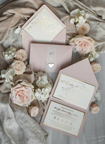 Zestawy Próbkowe próbki zaproszeń próbka eleganckie złote zaproszenia0