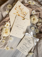 Zestawy Próbkowe próbki zaproszeń serwis próbkowy - zaproszenia na ślub z perełkami 8