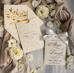 Zestawy Próbkowe próbki zaproszeń serwis próbkowy - zaproszenia na ślub z perełkami 9