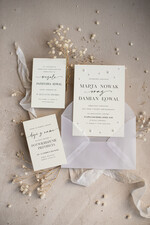 Zestawy Próbkowe próbki zaproszeń Próbka zaproszenia ślubne 7