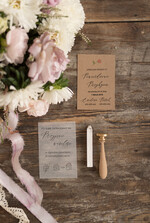 Zaproszenia ślubne Rustykalne i Natura nowoczesne zaproszenia na ślub, rustykalne ekologiczne na letni ślub2