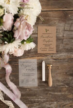 Zaproszenia ślubne Rustykalne i Natura nietuzinkowe zaproszenia ślubne w rustykalnym stylu 3