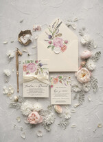 Zaproszenia ślubne Rustykalne i Natura modne zaproszenia ślubne rustykalne na letnie wesele przeźroczysta koperta4