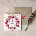 Zaproszenia ślubne Rustykalne i Natura nietypowe zaproszenia na ślub, w stylu rustykalnym na ekologiczne wesele3