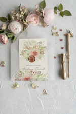 Zaproszenia ślubne Rustykalne i Natura rustykalne zaproszenia ślubne kwiatowe zaproszenie na ślub boho   1