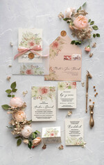 Zaproszenia ślubne Rustykalne i Natura rustykalne zaproszenia ślubne kwiatowe zaproszenie na ślub boho   0