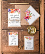 Zaproszenia ślubne Rustykalne i Natura zaproszenia ślubne wykonywane ręcznie, w stlu rustykalnym inspirowane naturą0