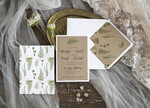Zaproszenia ślubne Rustykalne i Natura nowoczesne zaproszenia na ślub w stylu rustykalnym 2