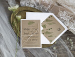 Zaproszenia ślubne Rustykalne i Natura nowoczesne zaproszenia na ślub w stylu rustykalnym 3