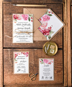 Zaproszenia ślubne Rustykalne i Natura wyjątkowe zaproszenia ślubne, ekologiczne w stylu rustykalnym2