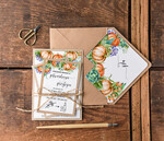 Zaproszenia ślubne Rustykalne i Natura wyjątkowe zaproszenia ślubne rustykalne z motywem roślinnym4