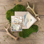 Zaproszenia ślubne Rustykalne i Natura oryginalne zaproszenia w stylu eko z korowym serduszkiem1