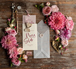 Zaproszenia ślubne Rustykalne i Natura orginalne zaproszenia ślubne rustykalne ekologiczne na letnie wesele korowe serce5