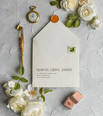 Zaproszenia ślubne Rustykalne i Natura Rustykalne Zaproszenia Ślubne Boho Róże  Zaproszenia na Rustykalny Ślub Boho Kwiaty  Zaproszenie na Ślub 4