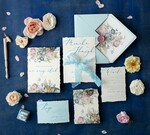 Zaproszenia ślubne Rustykalne i Natura zaproszenia ślubne w pastelowych kolorach wykonywane ręcznie inspirowane malarstwem0