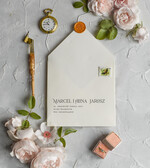 Zaproszenia ślubne Rustykalne i Natura Rustykalne Zaproszenia Ślubne Boho Róże  Zaproszenia na Rustykalny Ślub Boho Kwiaty  Zaproszenie na Ślub 5