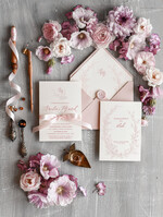 Zaproszenia ślubne Rustykalne i Natura minimalistyczne zaproszenia ślubne proste Zaproszenia na Ślub Przeźroczysta Koperta1