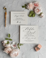 Zaproszenia ślubne Rustykalne i Natura Rustykalne Zaproszenia Ślubne Boho Róże  Zaproszenia na Rustykalny Ślub Boho Kwiaty  Zaproszenie na Ślub 6