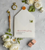 Zaproszenia ślubne Rustykalne i Natura Rustykalne Zaproszenia Ślubne Boho Róże  Zaproszenia na Rustykalny Ślub Boho Kwiaty  Zaproszenie na Ślub 3