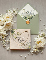 Zaproszenia ślubne Rustykalne i Natura rustykalne zaproszenia ślubne eko z drewna 2